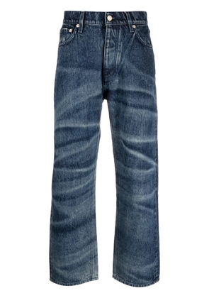 EYTYS logo-patch cotton wide-leg jeans - Blue