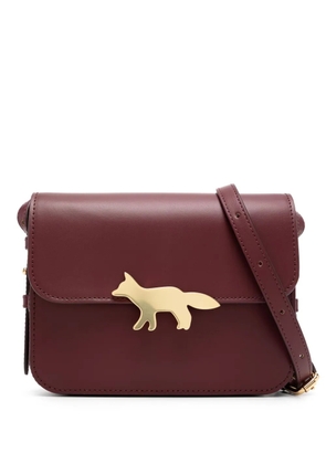 Maison Kitsuné foldover crossbody bag - Red