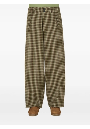 Nicholas Daley pleated trousers - Brown