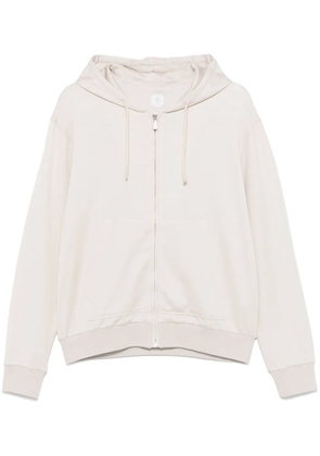Eleventy jersey hoodie - Neutrals