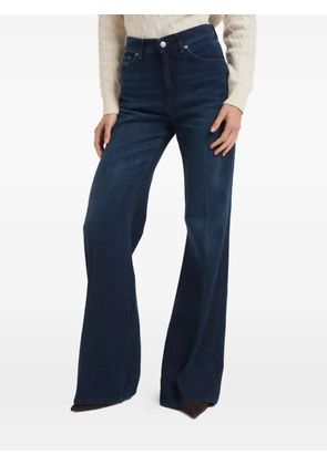 DONDUP cotton flared jeans - Blue