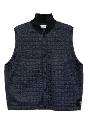 Stone Island logo-patch gilet - Blue