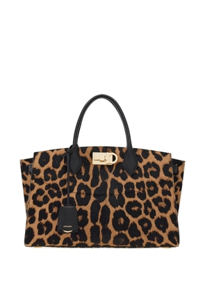 Ferragamo large Soft Studio tote bag - Neutrals