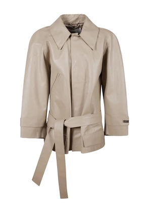 Victoria Beckham belted jacket - Neutrals