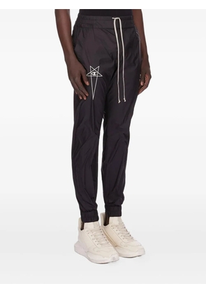 Rick Owens X Champion star-embroidered drawstring regular trousers - Black
