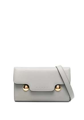 Marni leather cossbody bag - Grey