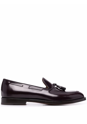 Scarosso William leather loafers - Purple