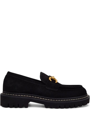Henderson Baracco 35mm suede loafers - Black