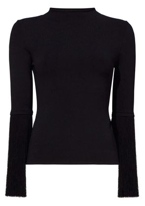 Proenza Schouler fringe-detail knitted top - Black