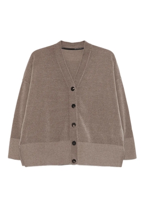RRD button-front ribbed cardigan - Brown