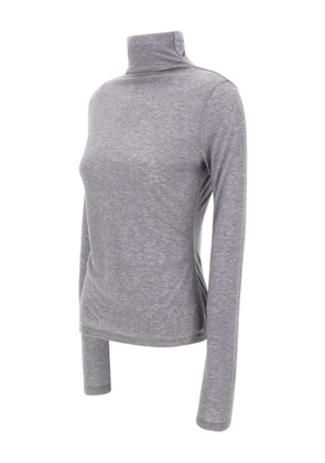 BOSS high-neck long-sleeve top - Grey
