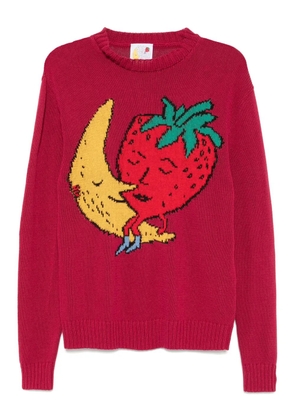 Sky High Farm graphic-print jumper - Red