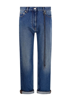 DARKPARK strap-embellished straight-leg jeans - Blue