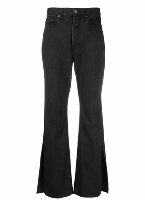 AMBUSH mid-rise bootcut jeans - Black