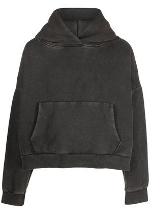 ENTIRE STUDIOS washed drop-shoulder hoodie - Black