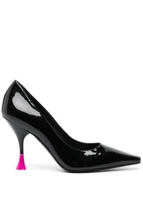 3juin Bahia 95mm patent leather pumps - Black