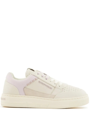 Emporio Armani ASV leather sneakers - Pink