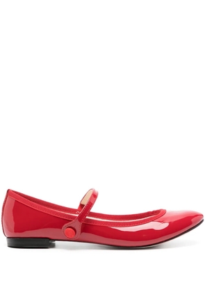 Repetto Mary Jane leather ballerinas - Red