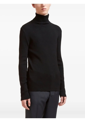 Aiezen turtleneck knitted sweater - Black