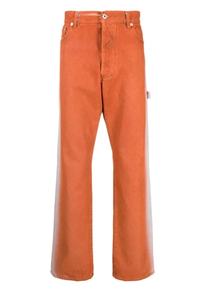 Heron Preston gradient-effect straight-leg jeans - Orange