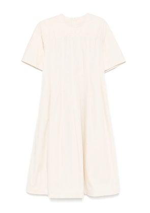 Add cotton midi dress - Neutrals