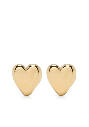 Ryenn's Eyes 14K gold plated brass Heart earrings