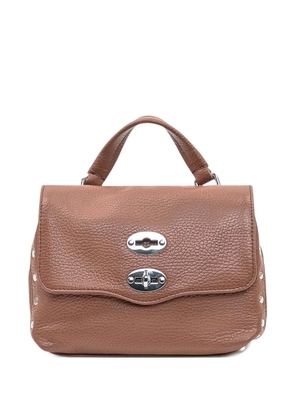 Zanellato Baby Postina® studded cross body bag - Brown