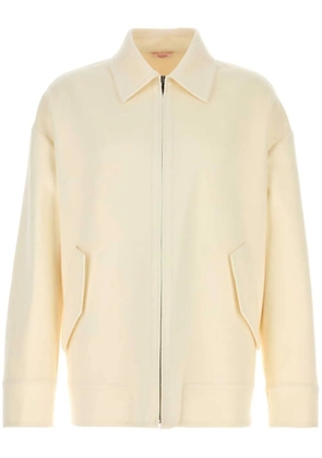 Valentino Garavani zip-up shirt jacket - Neutrals
