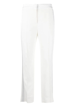 Ermanno Scervino high-waisted tapered trousers - White