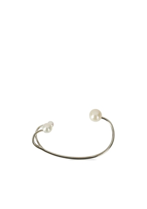 Panconesi Three Point pearl ear cuff - Silver
