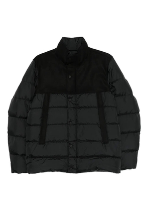 Herno panelled quilted coat - Black