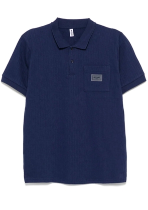 Moschino cotton polo shirt - Blue