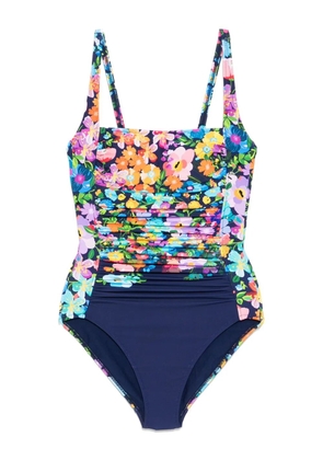 Johnny Was ruched one-piece - Blue