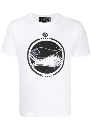 10 CORSO COMO Pisces print T-shirt - White