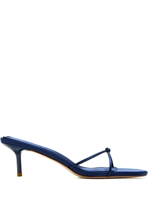 Femme La 55mm Maeve knotted satin sandals - Blue