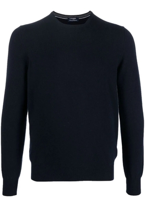 Barba fine-knit cashmere jumper - Blue