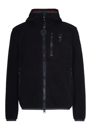 Blauer hooded zip-up jacket - Black