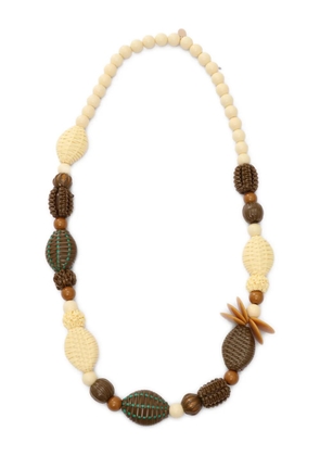 Weekend Max Mara beaded-embellishment necklace - Green
