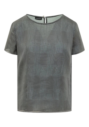 Emporio Armani short sleeve top - Grey