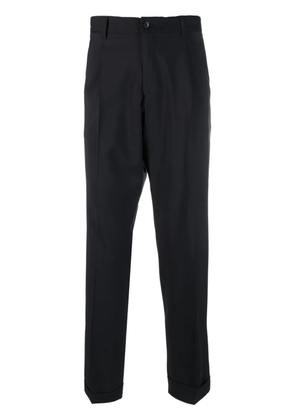 Briglia 1949 elasticated-waistband cotton-wool chinos - Blue