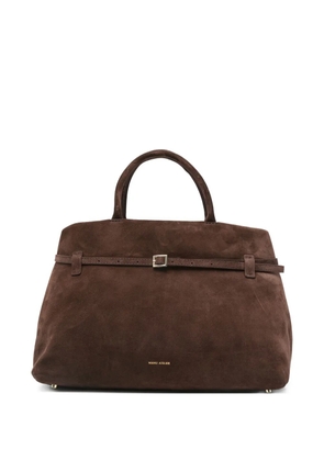 Manu Atelier Le Cambon suede handbag - Brown