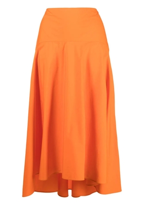 Fabiana Filippi cotton midi skirt - Orange