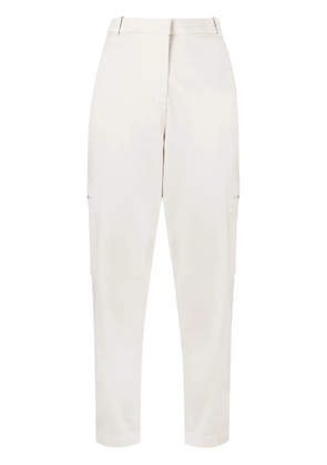 Fabiana Filippi cropped cotton straight-leg pants - Grey