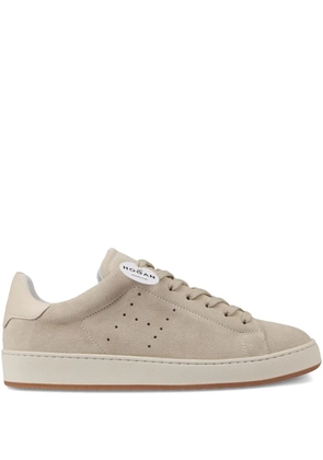 Hogan suede lace-up sneakers - Neutrals