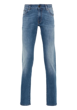 PT Torino Swing mid-rise slim-fit jeans - Blue