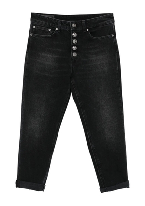 DONDUP cropped boyfriend jeans - Black