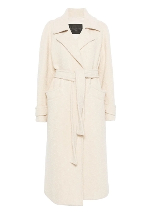 Herno bouclé coat - Neutrals