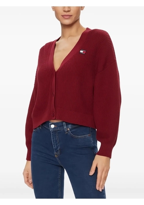 Tommy Jeans cotton cardigan - Red
