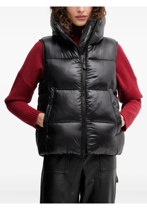 Save The Duck funnel-neck padded gilet - Black