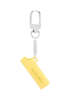 AMBUSH logo charm keyring - Yellow